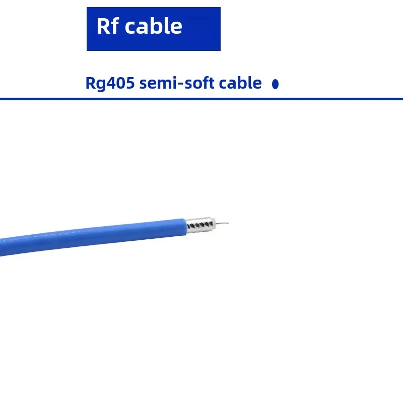 

RG405 semi-flexible cable with sheath 0-20GHz 50 ohm-2 cable SFX-50-2 blue semi-flexible 086 cable