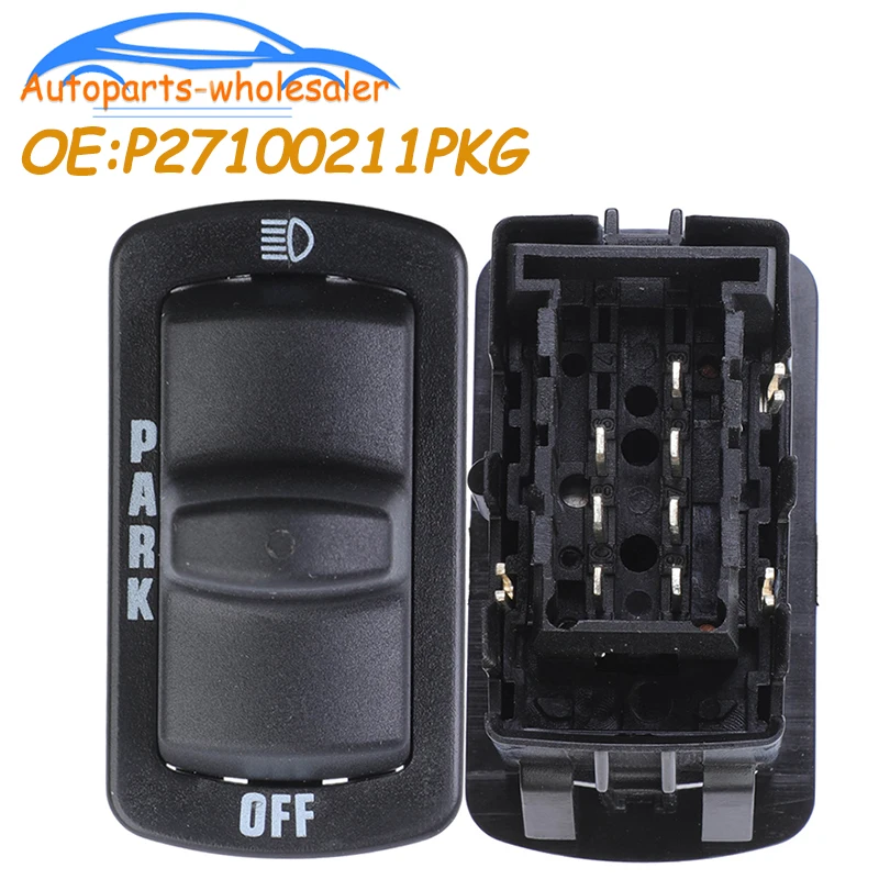 

Headlight Headlamp Fog Light Control Button Switch P27100211PKG 901-5402 9015402 Fit For 97-10 Kenworth T2000 Car Accessories