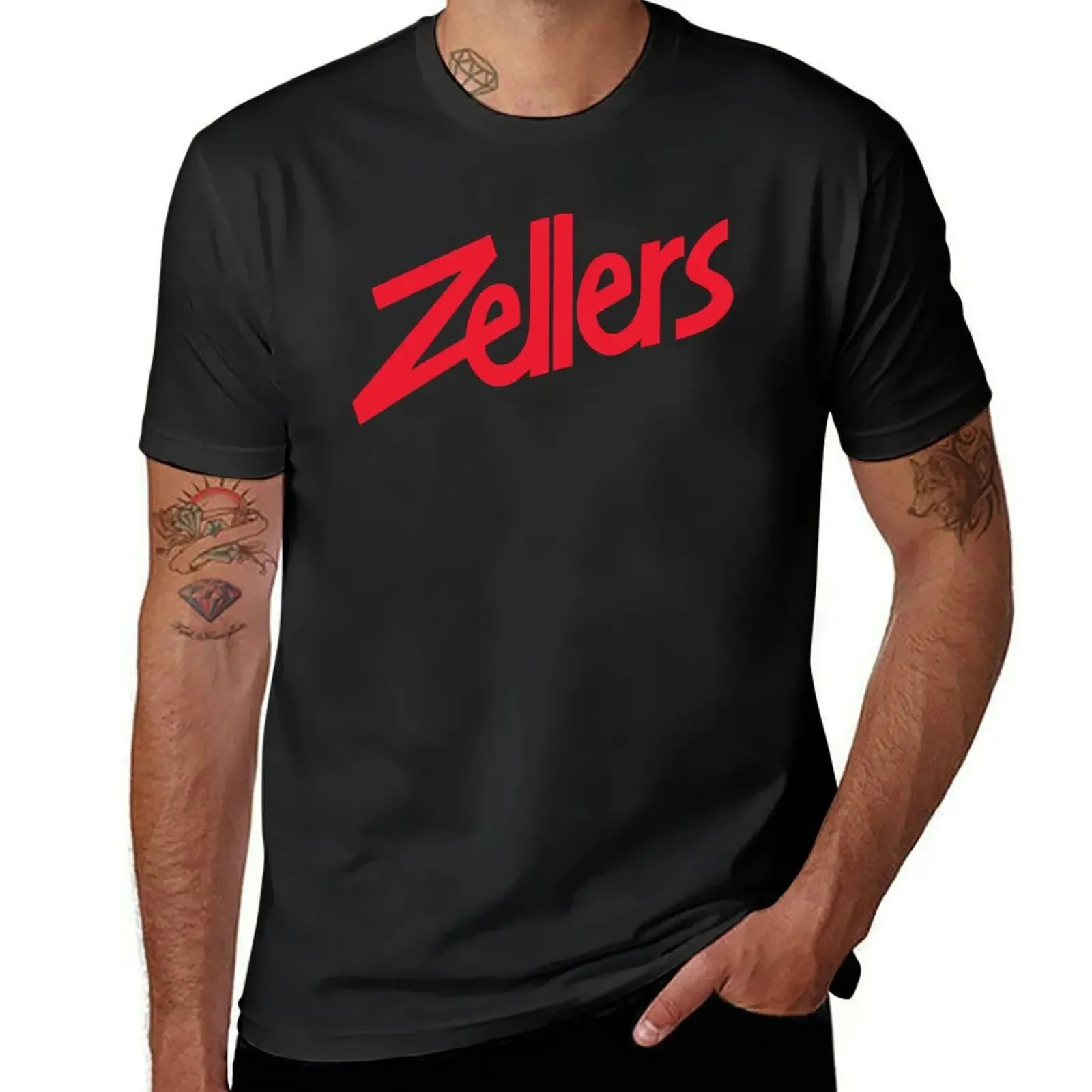 Zellers Department Stores T-Shirt baggy shirts vintage clothes anime figures summer top men t shirts