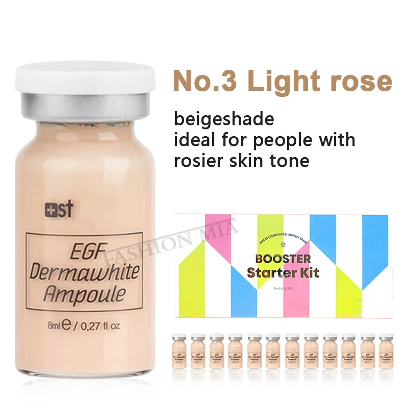 Korea Face 8ml Aufhellende BB-Creme Anfänger-Starterset Niacinamid/Peptid Faltenbekämpfende BB-Creme Hautpflege-Serum Schönheit