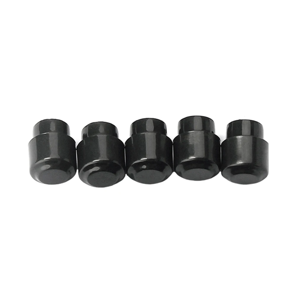 

5Pcs Guitar Selector Cap for Electric Guitar Pickup Tip Easy Installation No Threads Sturdy Black Pickup Tip Cap