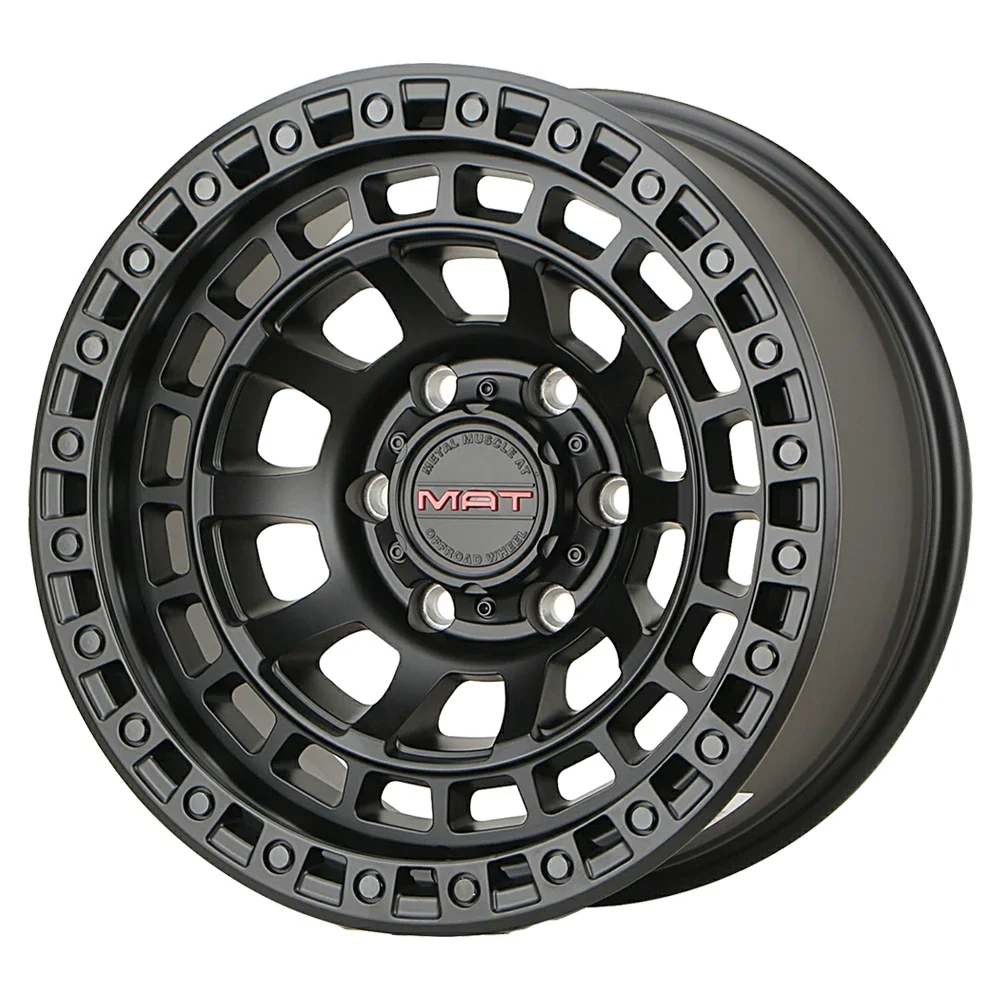 17Inch Wheel Hub Aluminum Alloy Sub-Black Color For All Kinds Of Off-Road Vehicles Modified Large Tires  M103  LantSun