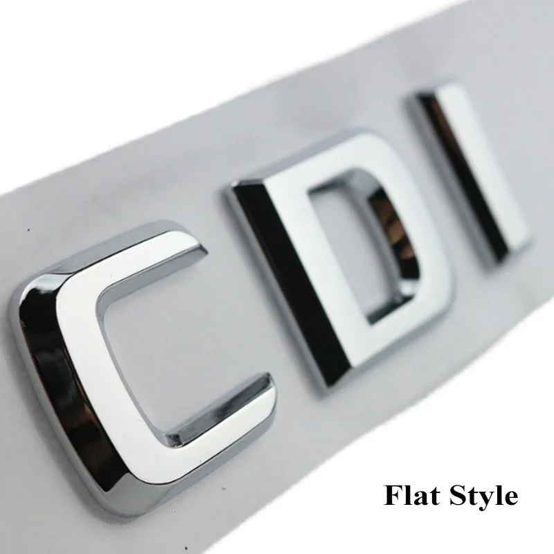 ملصق شارة بشعار CDI ، شعار ، 3D ABS ، أسود GL ، ML ، Car ، W204 ، A ، B ، C ، GLK ،