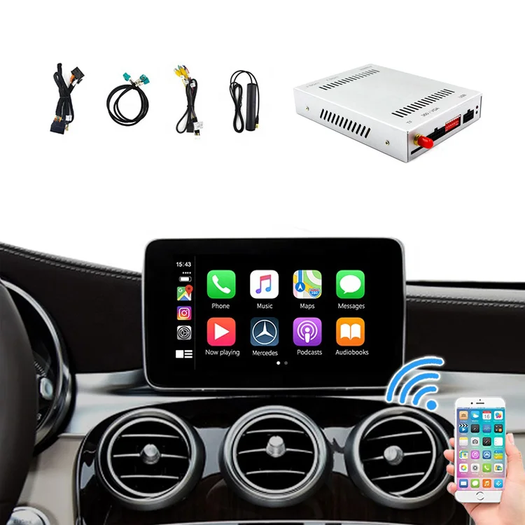 

KANOR Wireless Smart Car Playbox For Mercedes Benz Auto Electronics Apple Carplay Android Compatible NTG4.5/4.7/NTG5.0