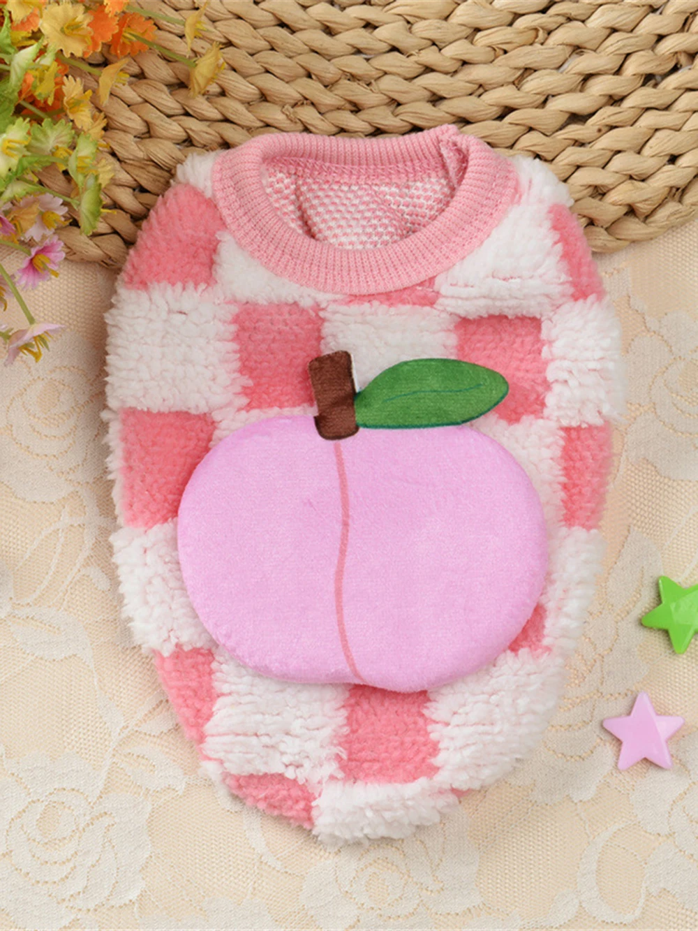 Pull imprimé lapin et chaton, pull petit animal, veste chinchillas 5.0, sourire chaud, fruits, guinée, vêtements d'hiver