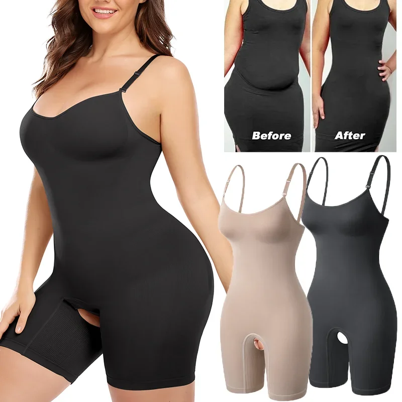 

Colombianas Women's Shapewear Slim Body Shaper Shaping Stomach Women Bodysuit Waist Trainer Slimming Hip Lift Sexy Girdle