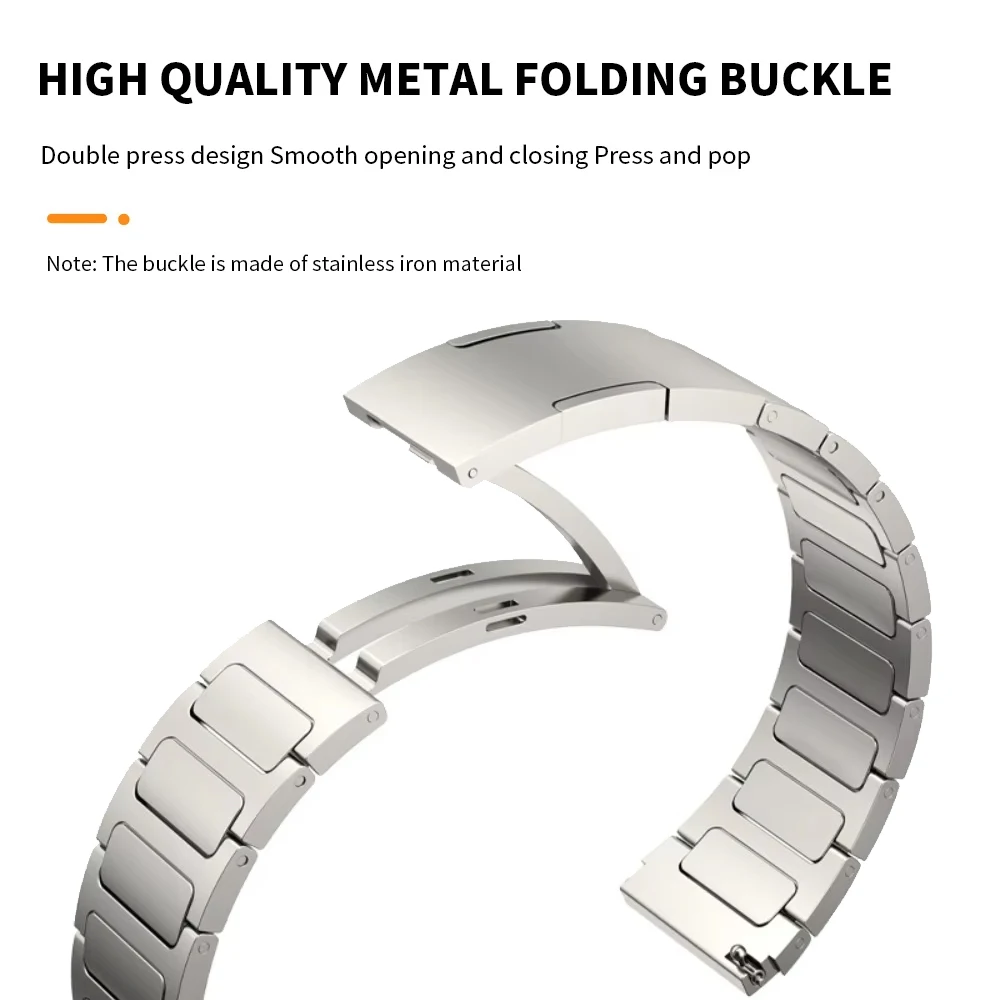 22mm Titanium Strap for Huawei Watch GT6 Pro GT6 5 GT5 GT4-3-2 46mm Comfortable Bracelet Wristband Amazfit Balance 2 BIP 6 Band