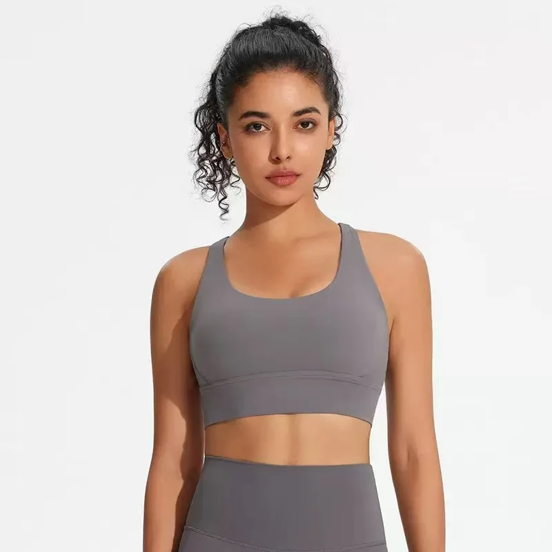 

Sports bras, detachable cups, high-strength shockproof, back-hugging, adjustable, running and fitness bras, yoga vests