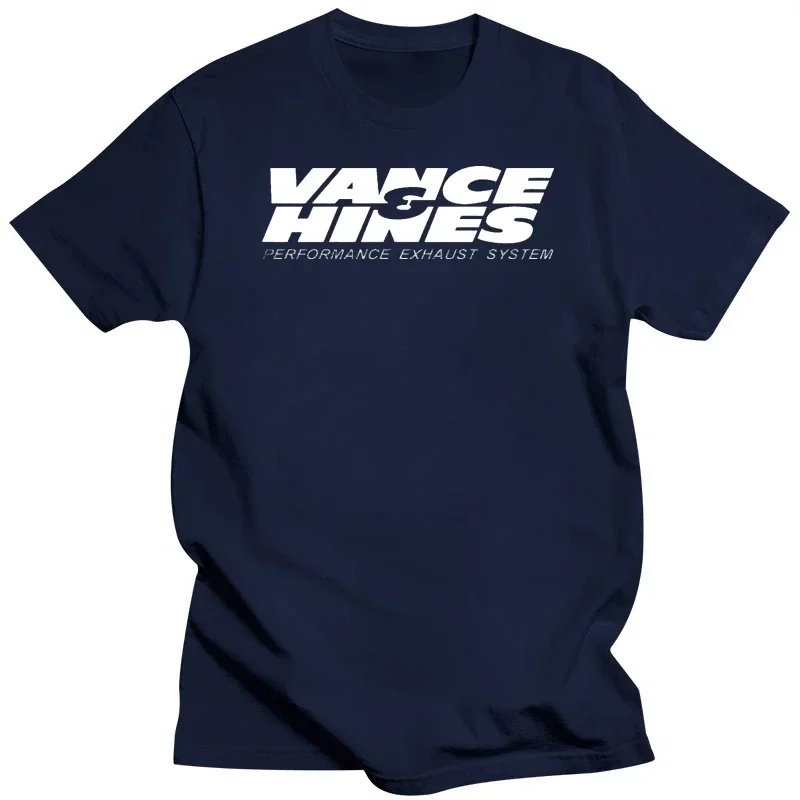 Inspired Motorcycle Racing Exhaust Systems  VANCE  HINES SUMMER T-SHIRT  Size S to 5XL graphic t shirts