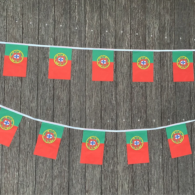 xvggdg   20pcs/set     Portugal  bunting flags Pennant String Banner Buntings Festival Party Holiday