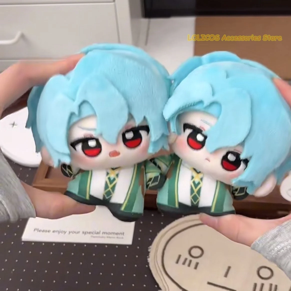 Anime Cute Il Dottore Q Version Cotton Doll Game Genshin Impact The Doctor Hanging Pendant Birthday Gift Plush Nunu Body Toy