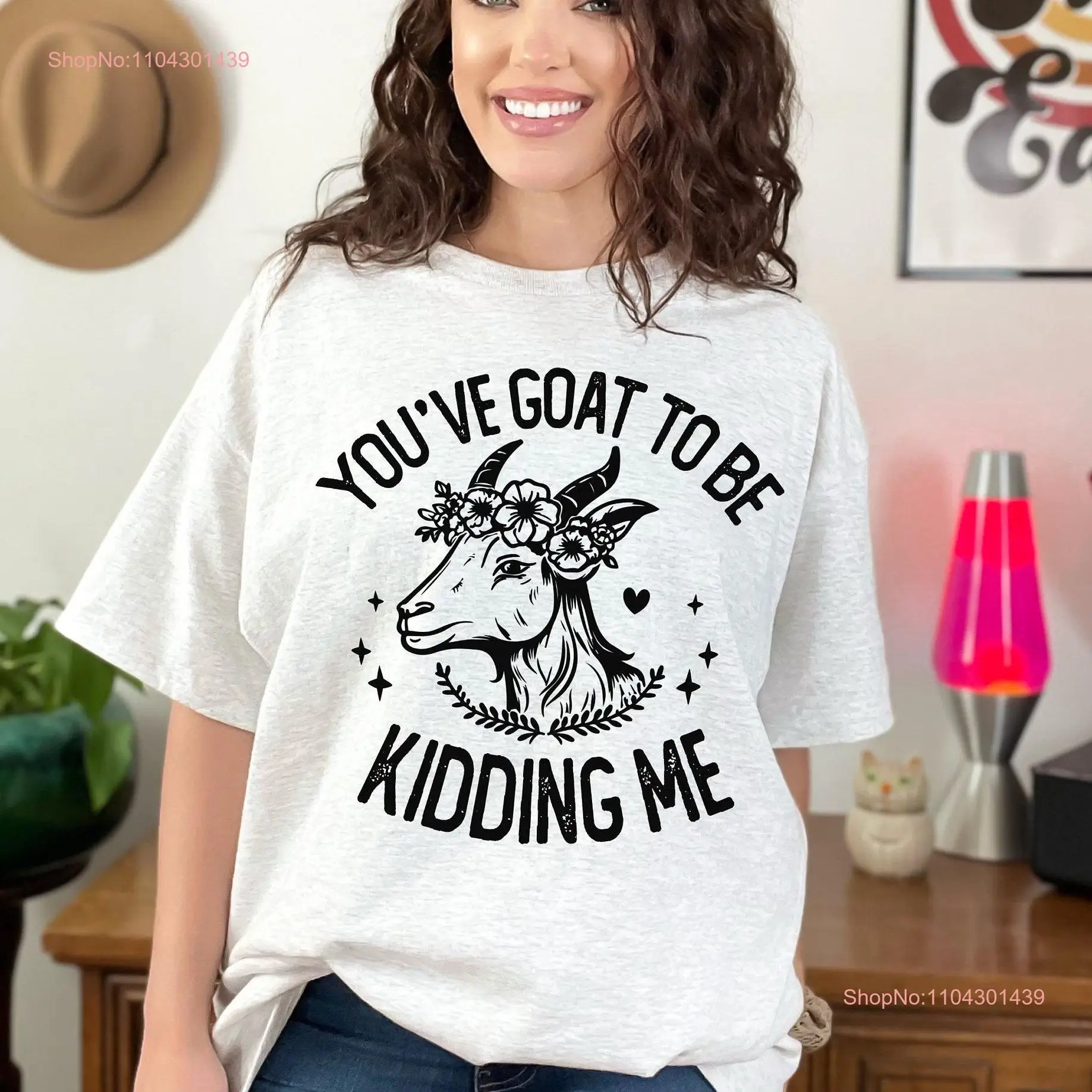 Goat pun shirt for lover gift farm girl gifts mom farmer T livestock show long or short sleeves