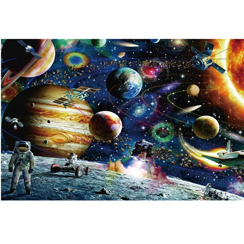 Adults Children 1000 Pieces Paper Intellectual Jigsaw Puzzles Cartoon Landscape Animal Kids Educational DIY Puzzle Game Toy Gift