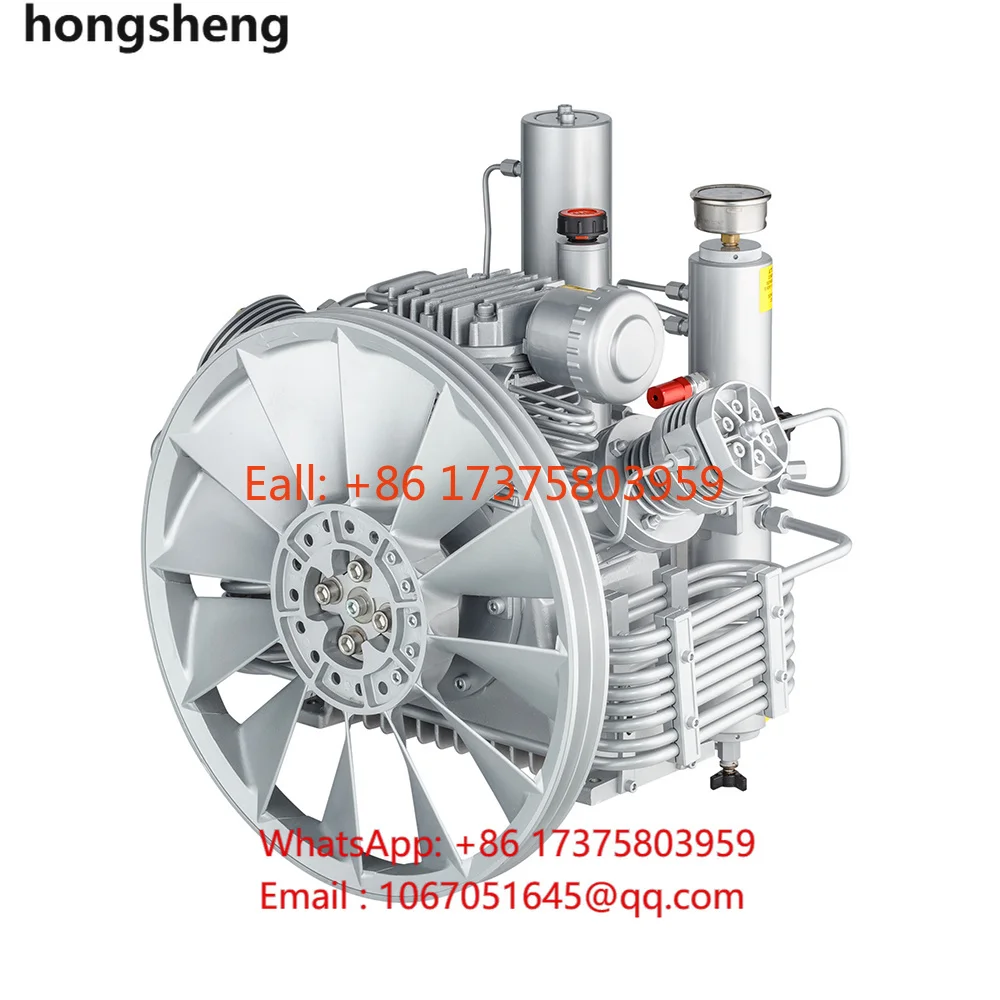 High Pressure MCH 16 Portable Piston air Compressor Head Pump for Diving scuba