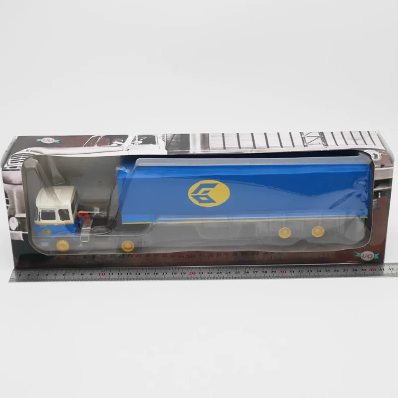 

IXO Diecast 1:43 Scale Alloy Saviem PS30 1977 Container Truck Model Simulation Toy Collection Gift Static Display