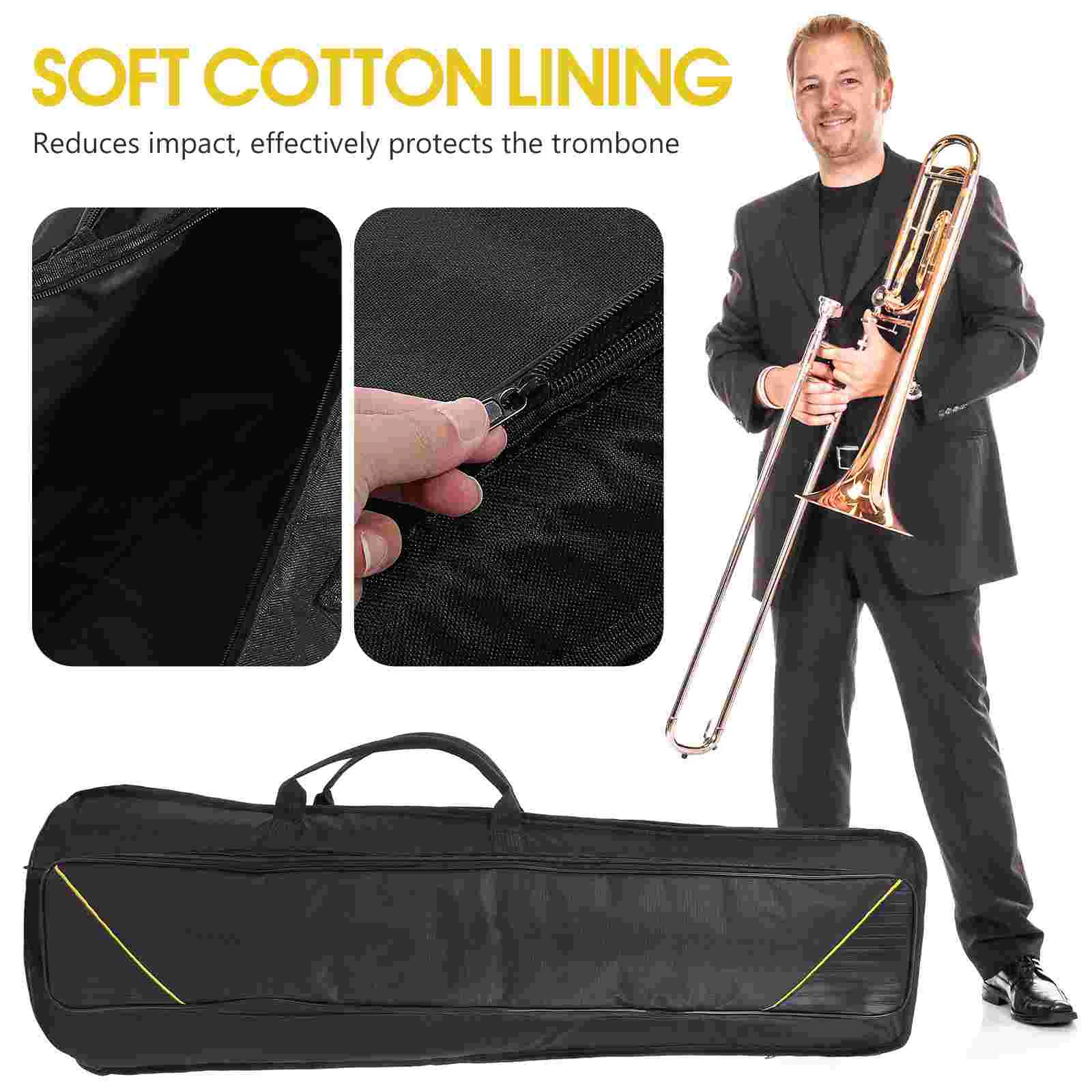 Tenor Trombone Package Suitcase Accessory Thickened Storage Bag Durable Waterproof Instrument Man