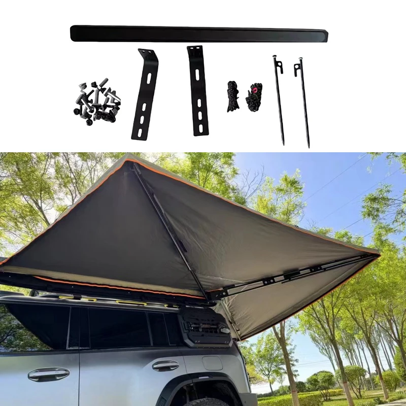 Car Roof Luggage Rack Outdoor Side Tent Fit for JETOUR Traveler T2 2023 Special Side Tent Awning Car Modification Accessories