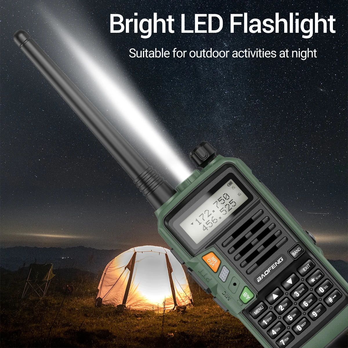 BAOFENG UV-S9 Plus V2 강력한 핸드헬드 UHF VHF 듀얼 밴드, 16km 장거리 방수 워키토키, 햄 UV-5R 양방향 라디오