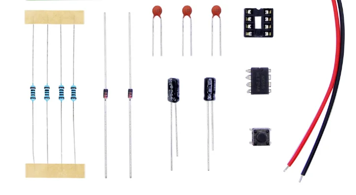 NE555 Doorbell Suite Produkcja elektroniczna Doorbell Suite Zestaw do samodzielnego montażu Ding dong dzwonek do drzwi PCB laboratorium spawalnicze — zdjęcie 6