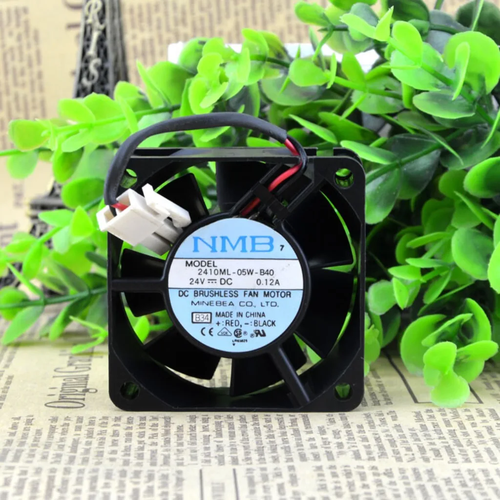 1PC New for NMB 2410ML-05W-B40 24V 0.12A 2Pin cooling fan