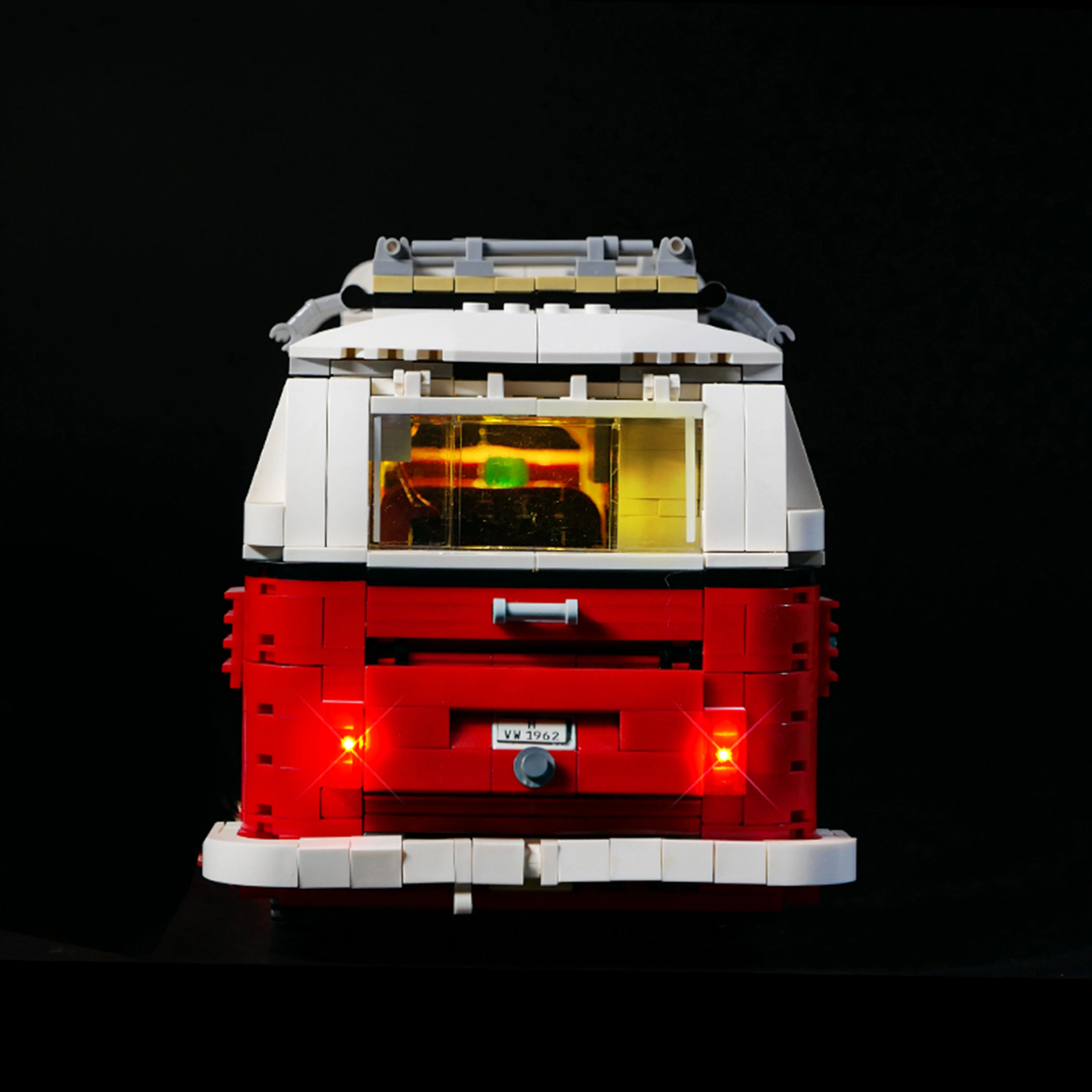 DIY LED Light Kit 10220 Classic Camper Van Building Block Model Remote Control Decorative Lighting Accessories Lights Only Gift