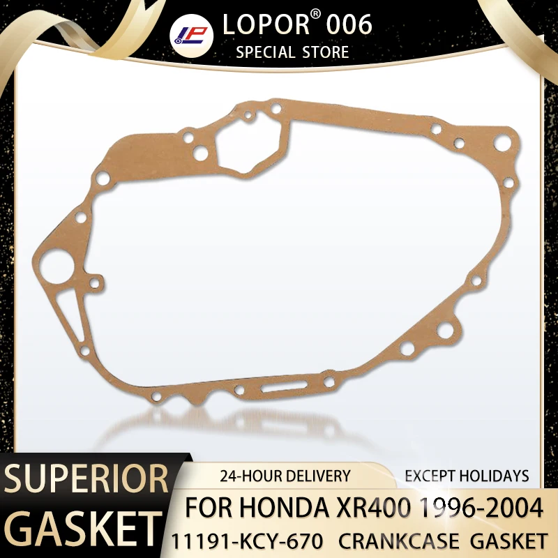 

Motorcycle Engine Cranks Rods Crankcases Gasket For Honda XR400 1996-2004 XR 400 11191-KCY-670