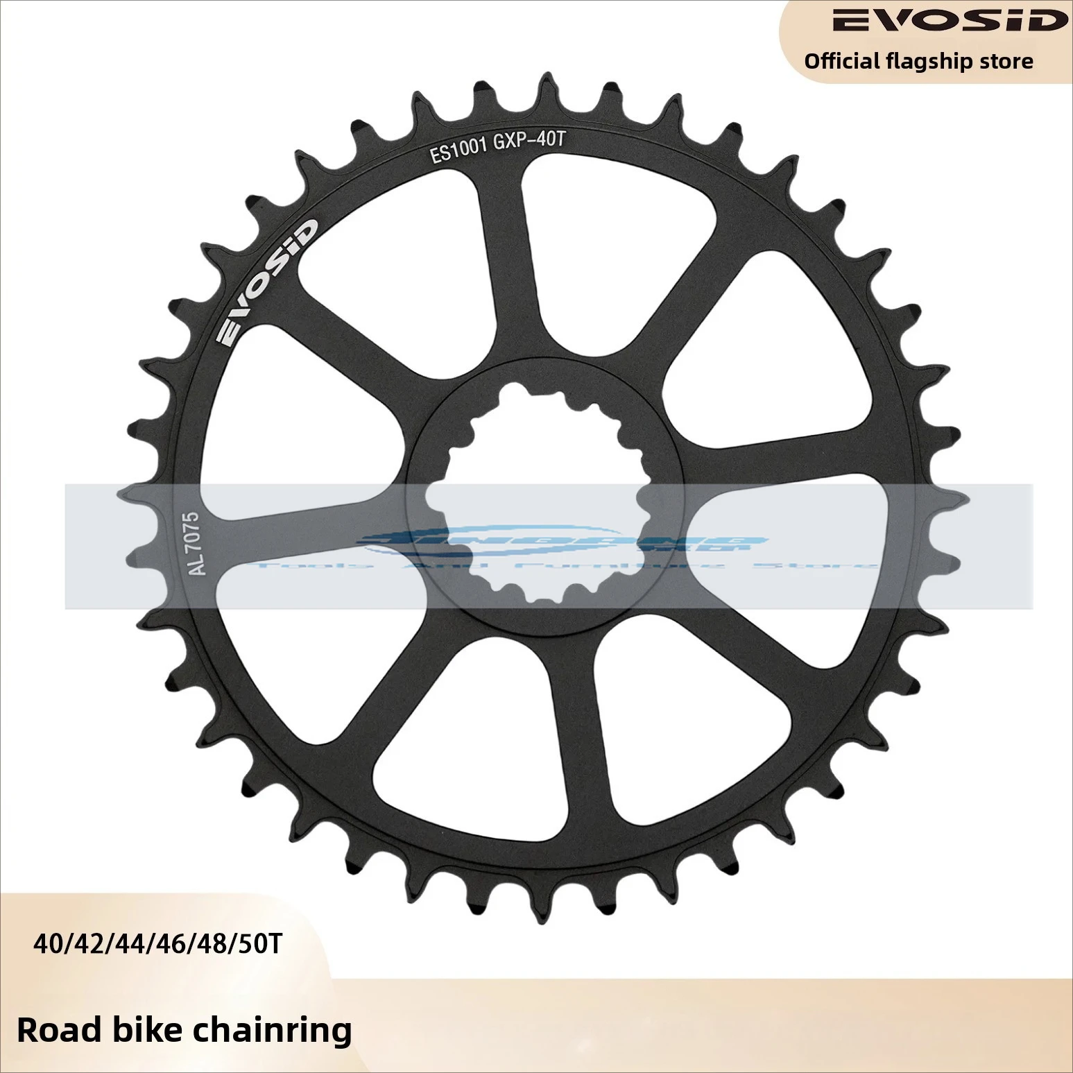 

EVOSID road car positive and negative tooth plate GXP straight mounted single plate 12 speed lightweight tooth plate 40T 50T