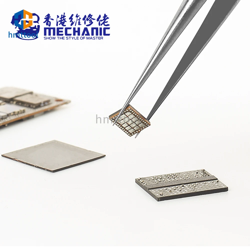 MECHANIC Aaa-14 Aaa-15 Stainless Steel Ultra Fine High Hardness Tenacity Durable Tweezers for SMD PCB BGA Motherboard Repair