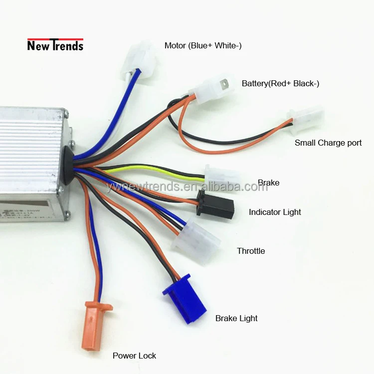 24V 250W LB27 Electric Bicycles/Electric Tricycle/E-Bike Brushed Dc Motor Speed Controller