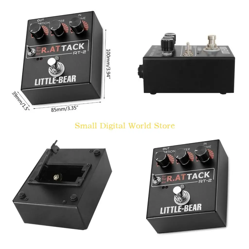 77UB Distortion Gitarre Pedal 3 Level E -Gitarren -Verzerrungseffektor für Rattenton