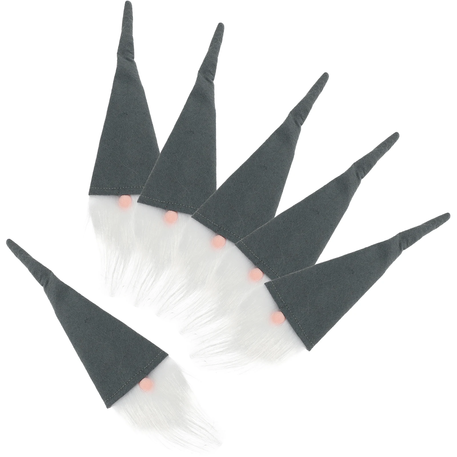 

6 Pcs Bottle Cover Cutlery Holder Red Green Gray Christmas Gnomes Xmas Party Decoration Topper Kitchen Bar Tools