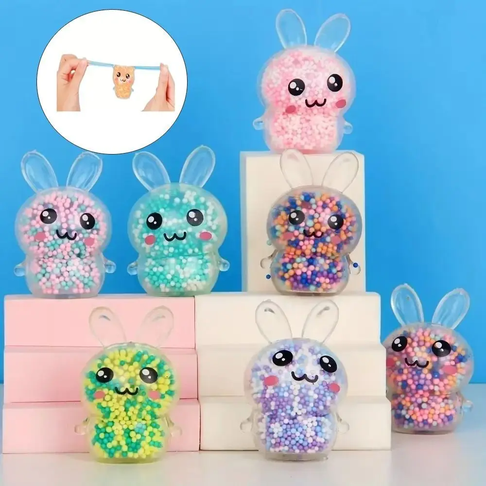 Cute Squishy Bunny Bunny Squeeze Mini Stress Relief Pinch Rabbit Squeeze Toy Easter Gift