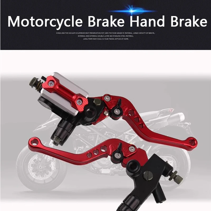 

Универсальный мотоциклетный рычаг сцепления ручного тормоза 22 мм, резервуар для мотоциклетного насоса DOT для MSX125 DRZ400SM Suzuki Honda CRF450 Yamaha