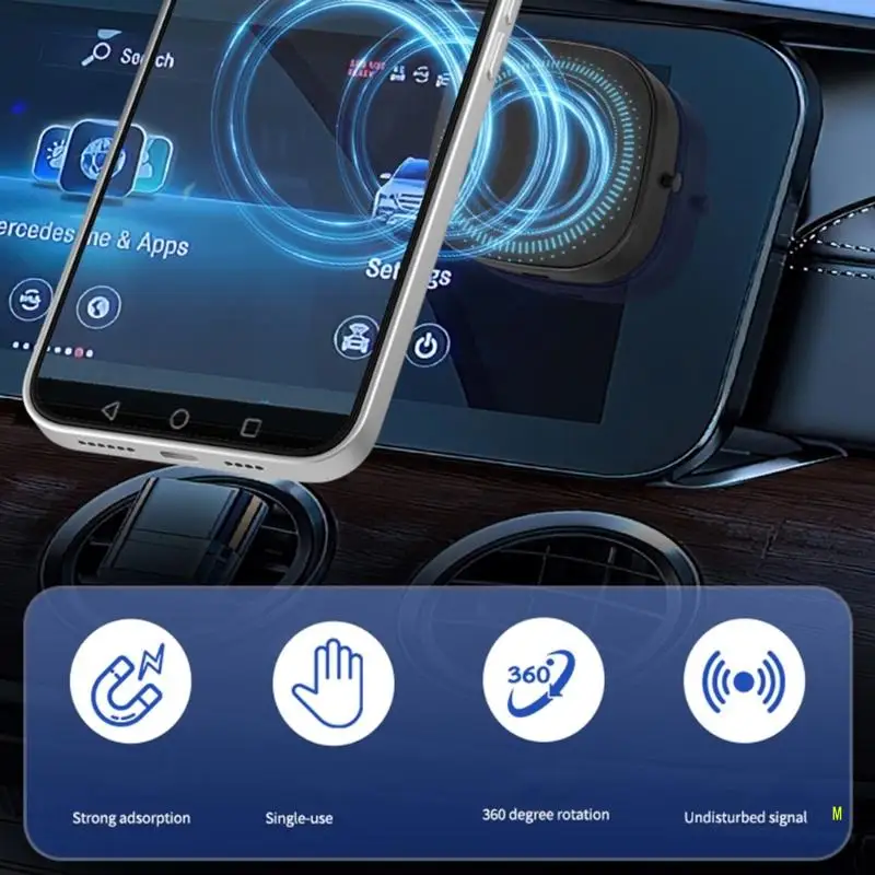 

Phone Holder Bracket Stand 360 Degree Rotation for Intelligent Car Mount Strong Grip Vacuum Suction Attachment F19E