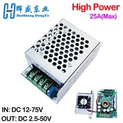 High Power Adjsutable DC-DC Step Down Buck Converter 12-75V to 2.5-50`V 60V 48V to 36V 24V 12V Solar Charging Power Supply