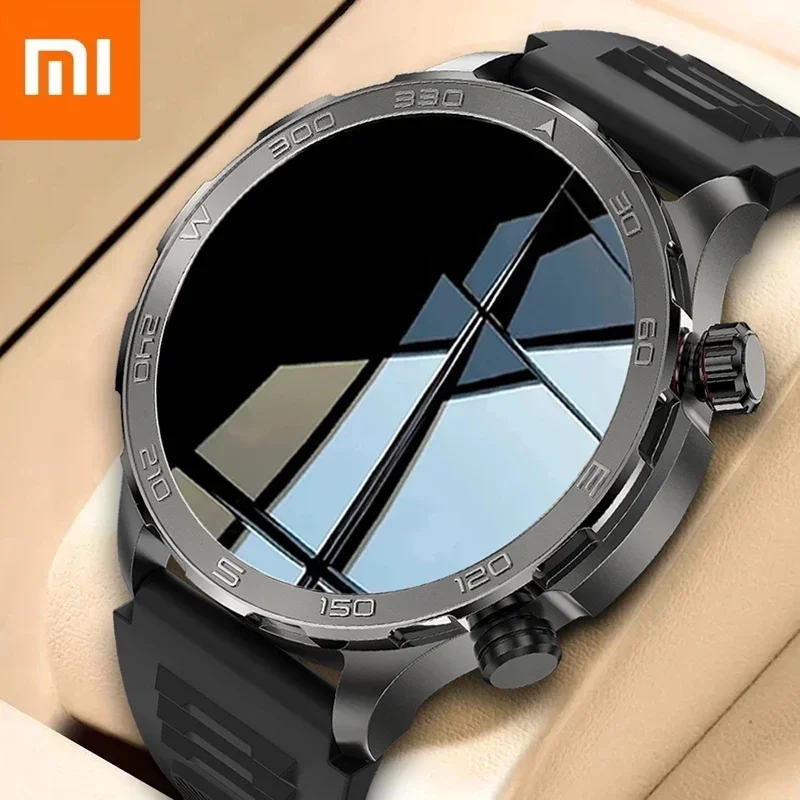 Xiaomi 2025 ساعة ذكية جديدة للاتصال بالبلوتوث AMOLED HD شاشة كبيرة معدل ضربات القلب NFC IP68 مقاومة للماء GPS ساعة ذكية رياضية
