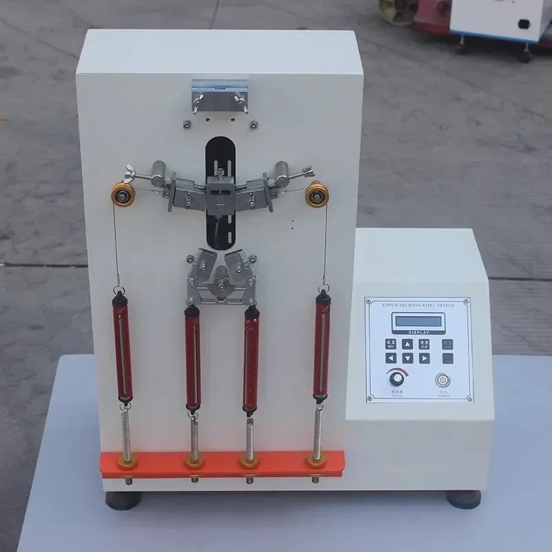 Zipper reciprocating fatigue testing machine, clothes, bags, leather bags, nylon zipper pulling durability tester, fatigue