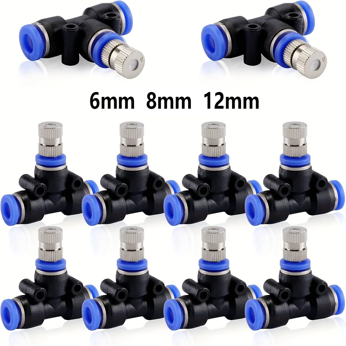 Pneumatic Fitting Tube Connector Fittings Air Quick Water Pipe Push in Hose Quick Couping 4mm 6mm 8mm 10mm 12mm PU PY PK