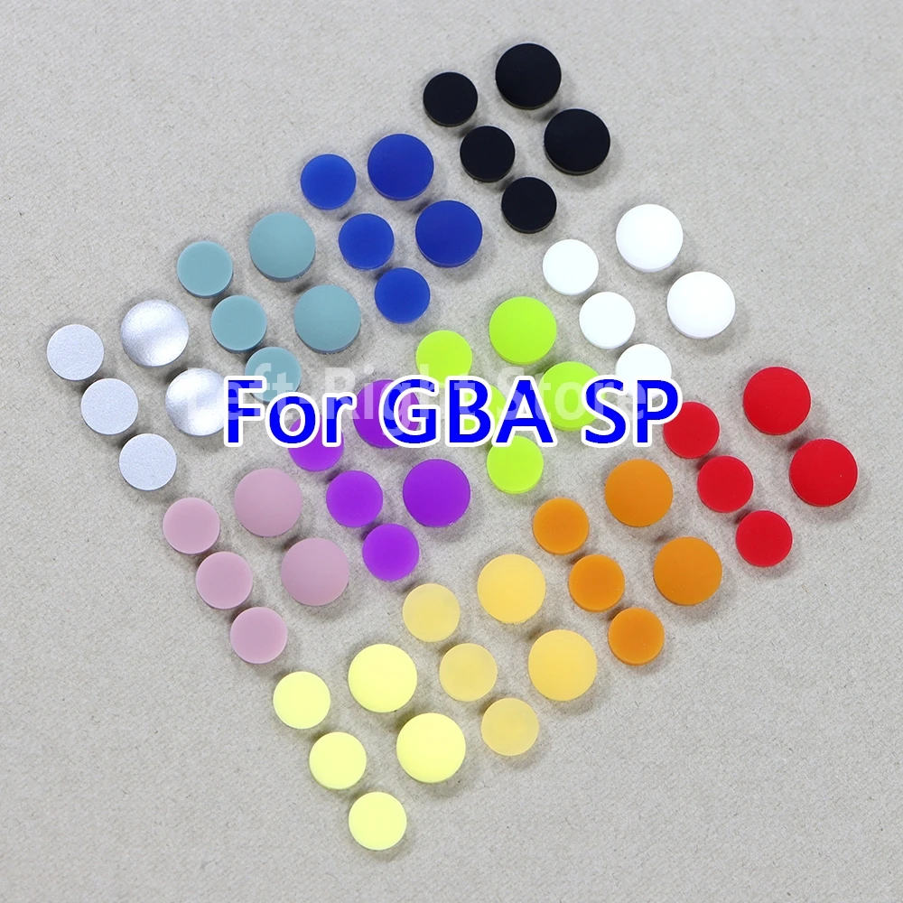 1set Rubber Plug Screw Dust Plug Cover Replacement For Gameboy Advance SP for GBA SP Housing Shell