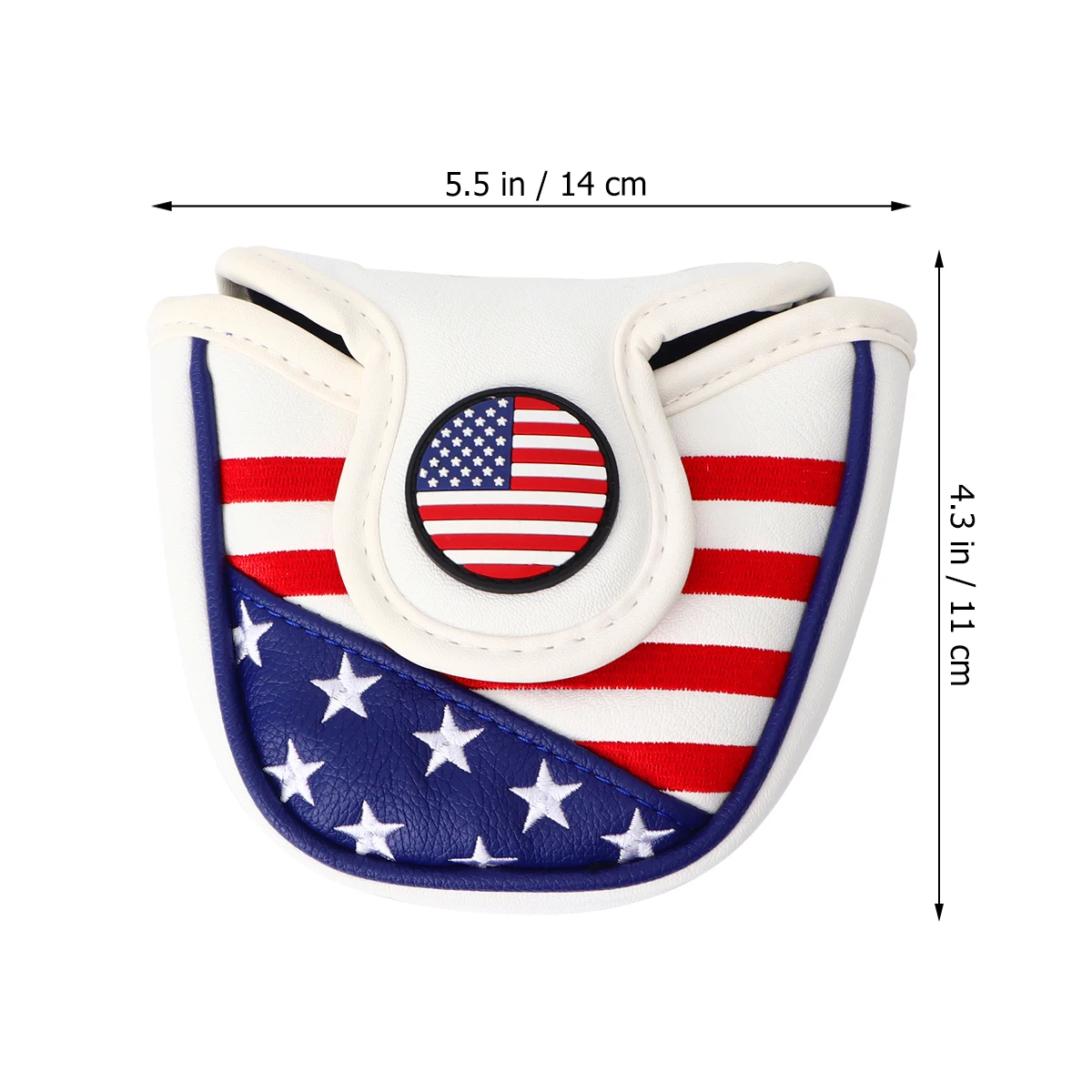 

Putter Cover Valuable Club Heads Mallet Headcover Protect Clubs from Scratches