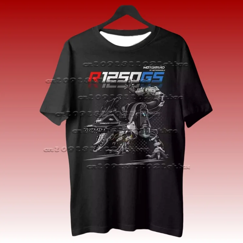 

BMW R1250GS Motorcycle Racing Riding Suit Men's and Women's Outdoor Casual Breathable Top Plus Size Quick Drying Daily T-shirt