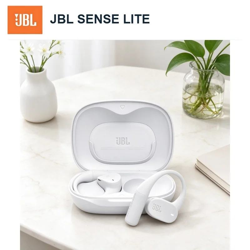 JBL SENSE LITE Open-Ear Earbuds with 8-Hour Playback and 24-Hour Case