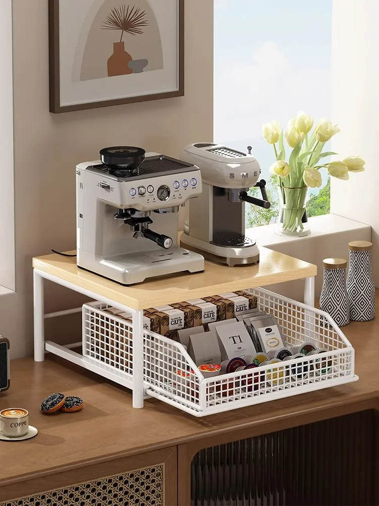 

Kitchen Pull out elf Microwave Coffee er Rice Cooker Storage Box Air Fryer Organizer Ra Universal Storage Solution