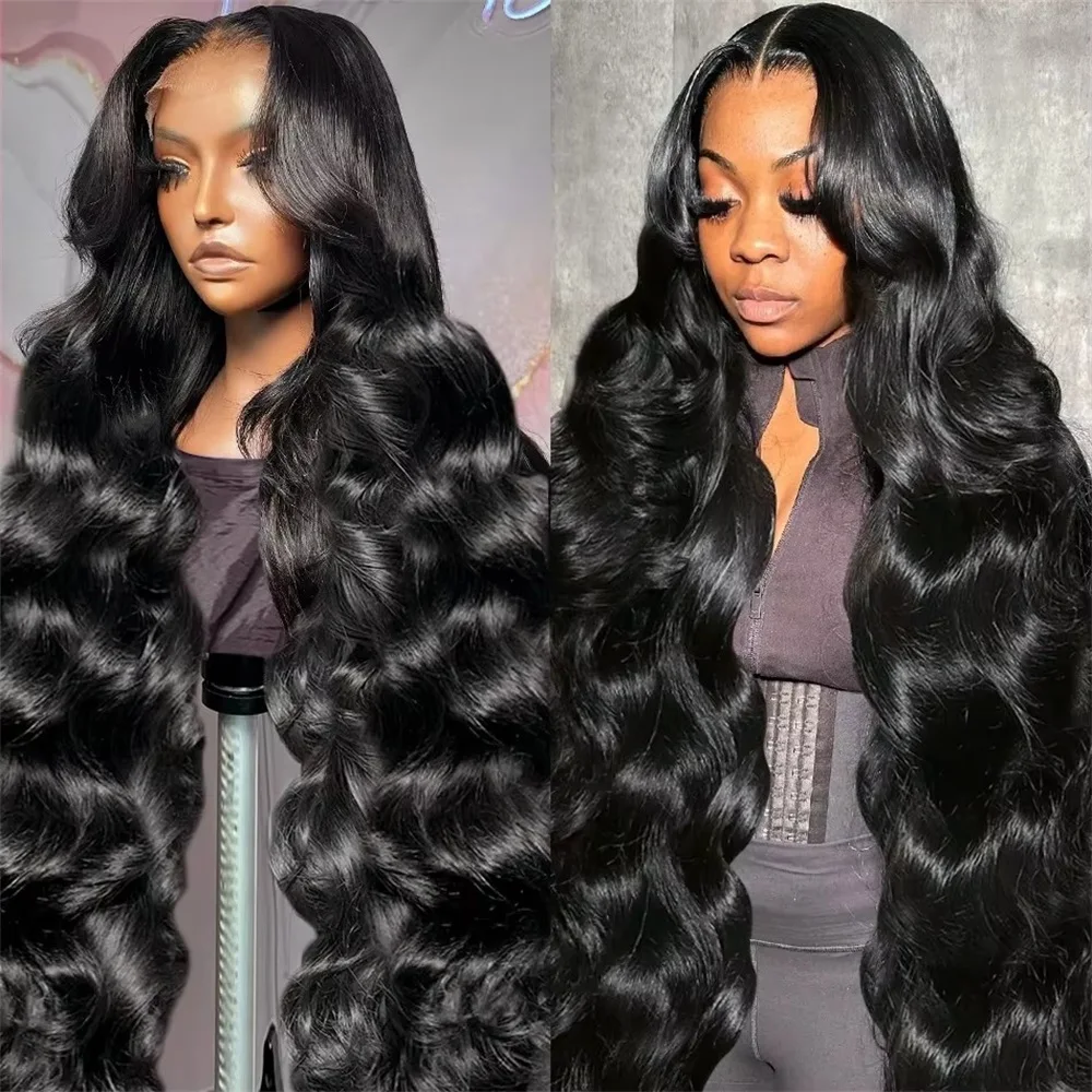 

36Inch 13x4 Body Wave Lace Front Human Hair Wigs Body Wave Human Hair Wig For Black Women Brazilian Wet And Wavy Remy