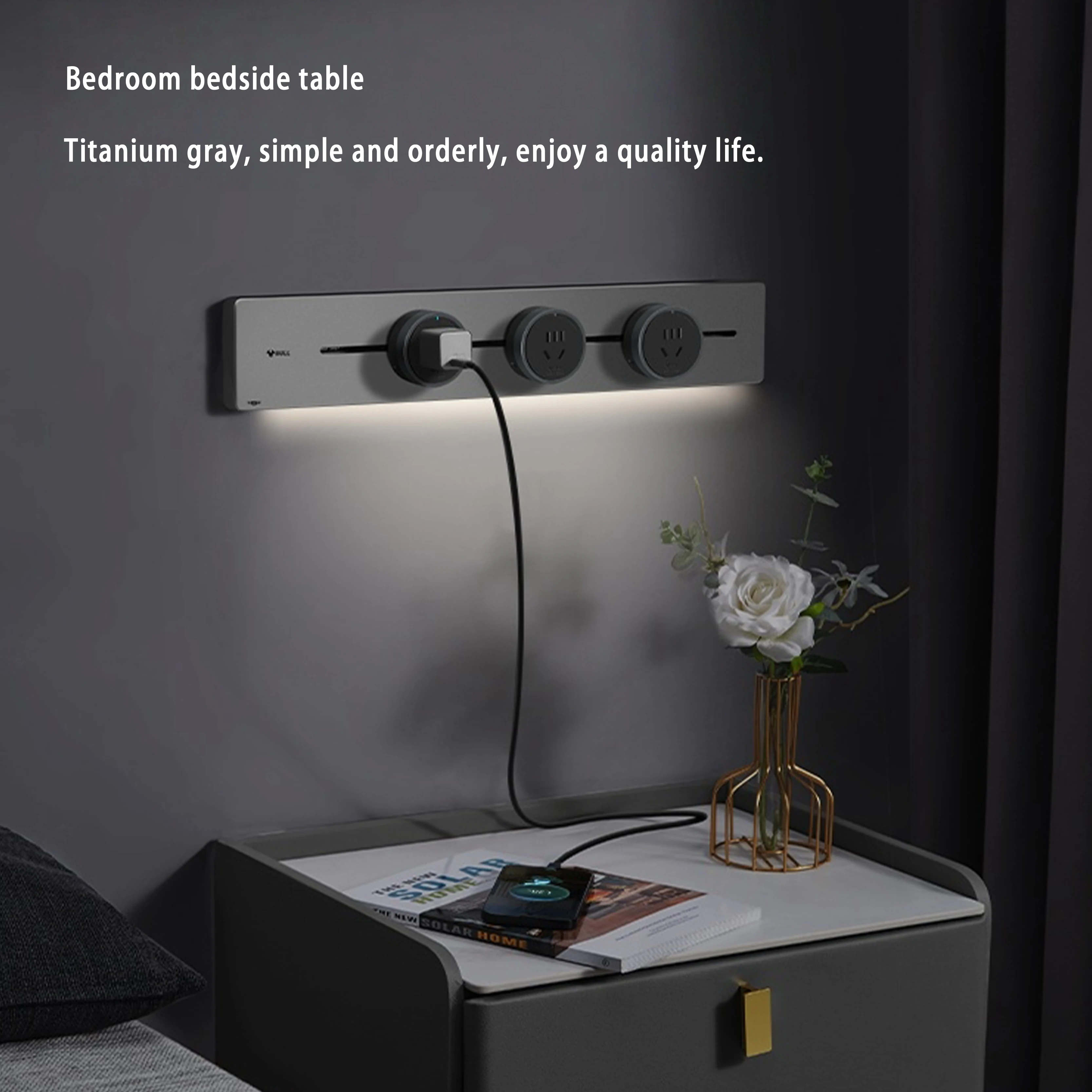 ホットセール パワートラック 壁掛けACコンセント USBポートアダプター 32A定格電流 米国/EU/英国/フランスネットワーク対応 WiFi 16Aプラグ EU/米国