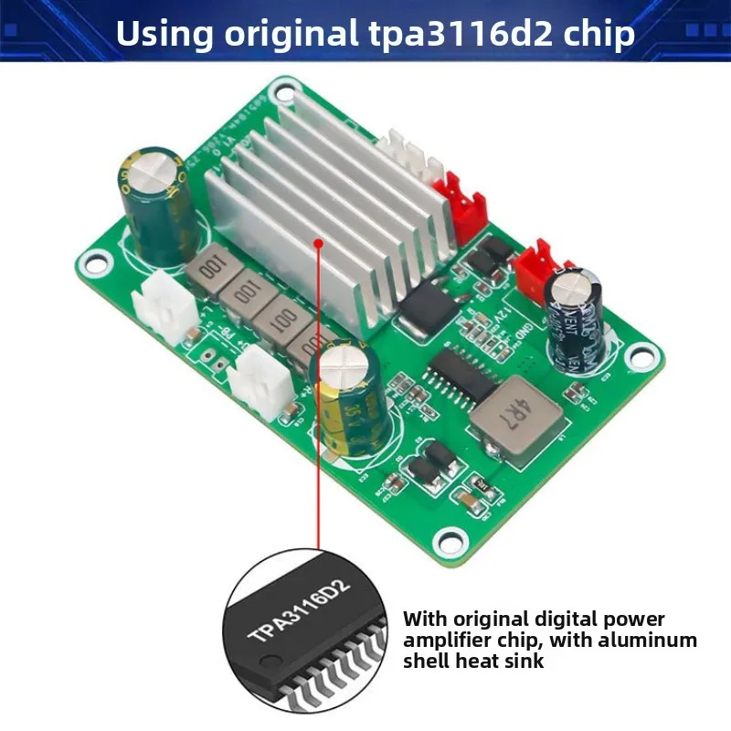 SOTAMIA 50 واط * 2 ثنائي القناة عالية مكبر كهربائي مجلس TPA3116D2 وحدة مضخم الصوت الرقمي DC12 15 فولت مكبر الصوت السلبي