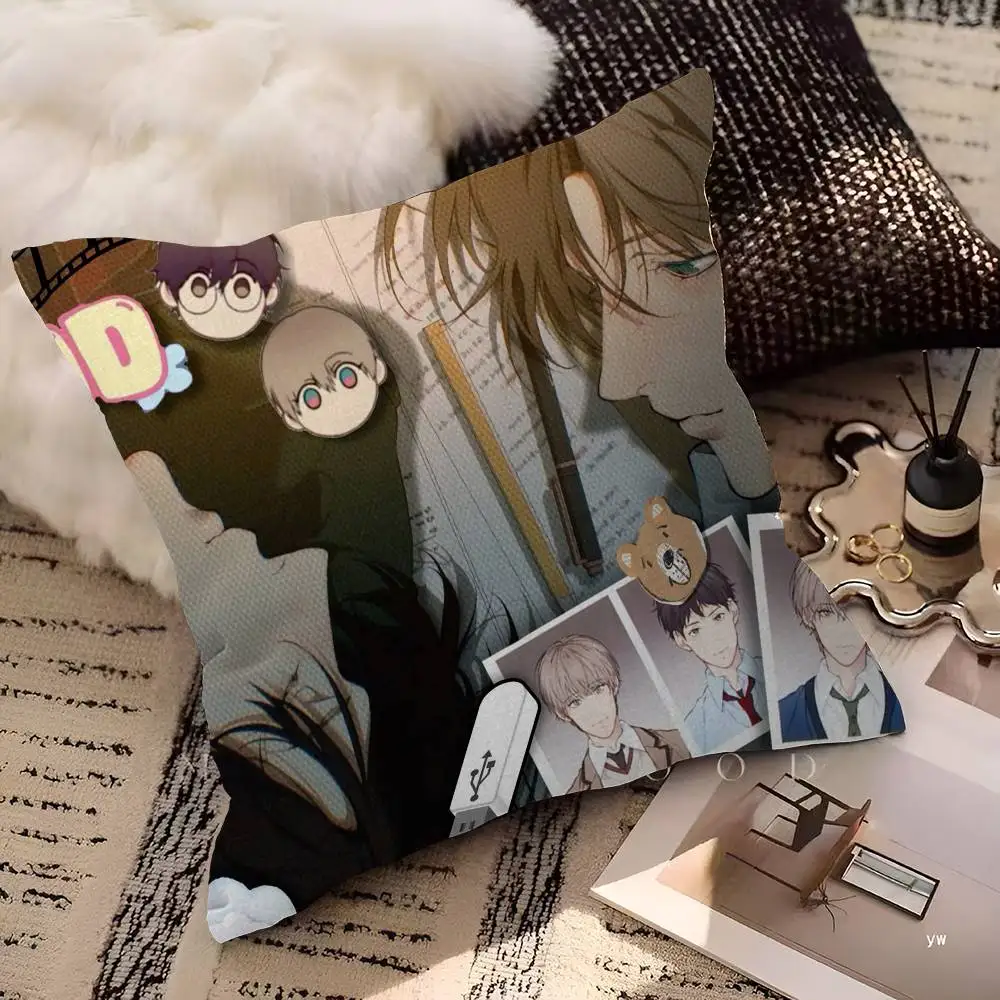Anime Lost In The Cloud Cushion Cover Car Throw Pillow Case For Sofa Car Christmas Gift 40x40cm 45x45cm