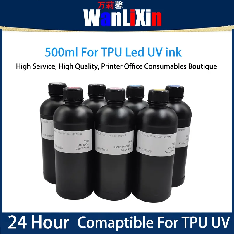 

500ml Compatible For TPU Led UV Ink DX5/DX7/TX800/XP600/13200/7610/4720/1390