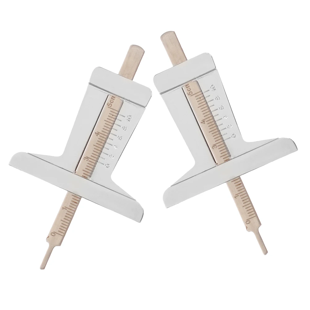

2pcs Tire Depth Gauge for Car Tread Measurer Precise Readings Clear Markings Tire Maintenance Replacement Tool