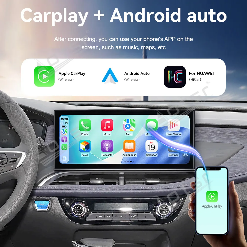CarPlay 15.8’’ Android 15 For Buick Velite 6 2019-2022 Car gadgets Car Radio Car GPS Navigation HD Screen Multimedia Player Head